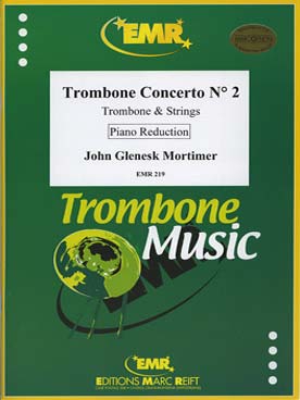 Illustration de Trombone Concerto N° 2 pour trombone et cordes réduction piano   