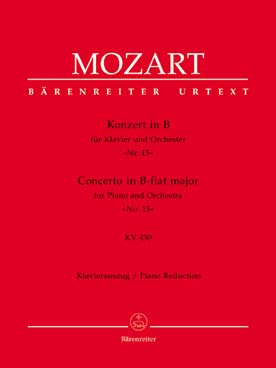 Illustration de Concerto K 450 en si b M pour piano et orchestre, réd. 2 pianos