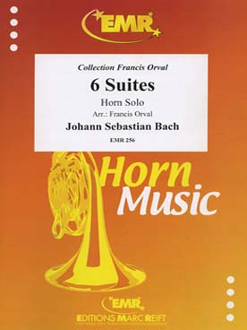 Illustration de 6 Suites pour violoncelle transcrites pour cor seul par Orval