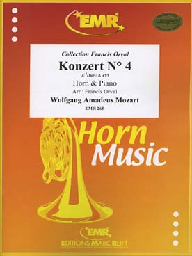 Illustration mozart concerto n°  4 k 495 en mi b maj