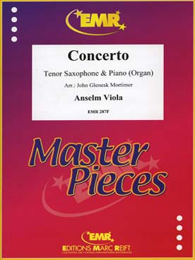 Illustration de Concerto pour saxophone ténor et piano (orgue)