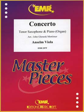 Illustration de Concerto pour saxophone ténor et piano (orgue)