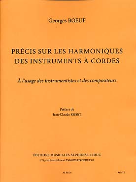Illustration de Précis sur les harmoniques des instruments à cordes, à l'usage des instrumentistes et des compositeurs
