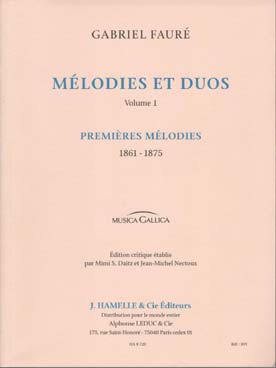 Illustration de Mélodies et duos : premières mélodies (1861-1875)