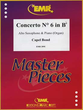 Illustration de Concerto N° 6 en si b M pour saxophone alto et piano ou orgue