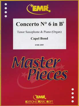 Illustration de Concerto N° 6 en si b M pour saxophone ténor et piano ou orgue