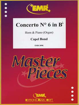 Illustration de Concerto N° 6 en si b M pour cor et piano ou orgue