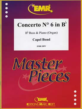 Illustration de Concerto N° 6 en si b M pour basse si bémol et piano ou orgue