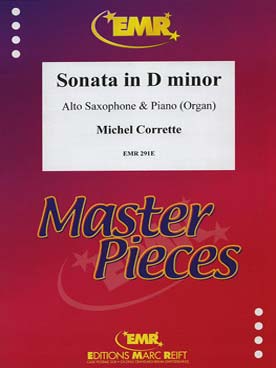 Illustration de Sonata en ré m pour saxophone alto et piano ou orgue