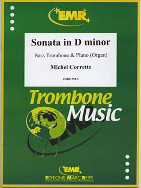 Illustration de Sonata en ré m pour trombone basse et piano ou orgue