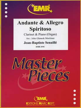 Illustration de Andante et allegro spiritoso pour clarinette et piano ou orgue (tr. Mortimer)