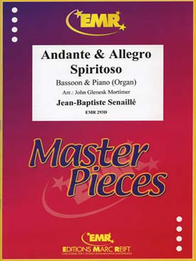 Illustration de Andante et allegro spiritoso pour basson et piano ou orgue (tr. Mortimer)