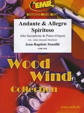 Illustration de Andante et allegro spiritoso pour saxophone alto et piano ou orgue (tr. Mortimer)