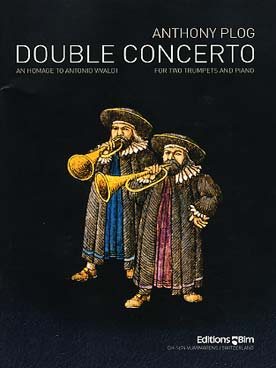 Illustration de Double concerto en hommage à Vivaldi 2 trompettes et orchestre, réd. piano   