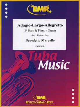 Illustration de Adagio largo allegretto pour basse si bémol et piano ou orgue (tr. Slokar/Luy)