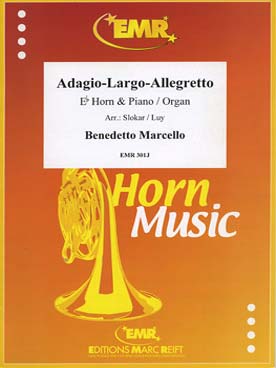 Illustration de Adagio largo allegretto pour cor si b et piano ou orgue (tr. Slokar/Luy)