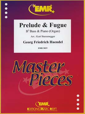 Illustration de Prélude et fugue pour basse si bémol et piano ou orgue (tr. Sturzenegger)