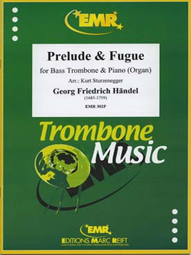 Illustration de Prélude et fugue pour trombone alto et piano ou orgue (tr. Sturzenegger)   