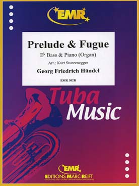 Illustration de Prélude et fugue pour basse mi bémol et piano ou orgue (tr. Sturzenegger)
