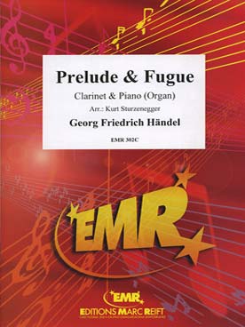 Illustration de Prélude et fugue pour clarinette et piano ou orgue (tr. Sturzenegger)