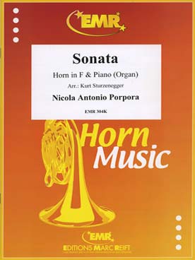 Illustration de Sonata pour cor et piano ou orgue (tr. Sturzenegger)