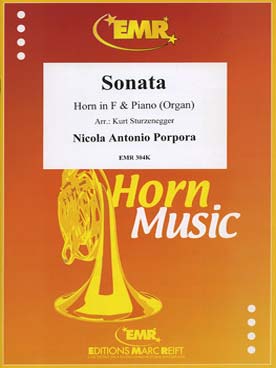 Illustration de Sonata pour cor en fa et piano ou orgue (tr. Sturzenegger)