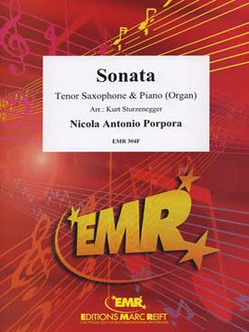 Illustration de Sonata pour saxophone ténor et piano ou orgue (tr. Sturzenegger)
