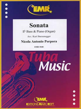 Illustration de Sonata pour basse mi b et piano ou orgue (tr. Sturzenegger)