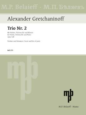 Illustration gretchaninoff trio avec piano n° 2