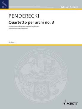 Illustration de Quatuor à cordes N° 3
