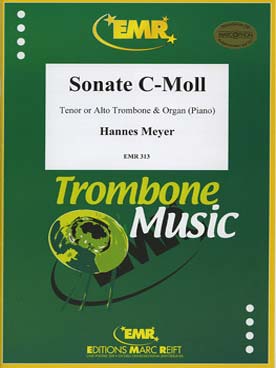 Illustration de Sonate en do m pour trombone alto ou ténor et piano ou orgue   