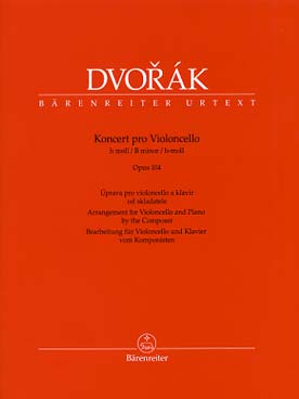 Illustration de Concerto op. 104 en si m pour violoncelle et orchestre, réd. piano par l'auteur
