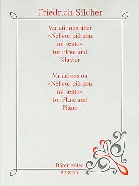 Illustration de Variations sur Nel cor piu non mi sento de La Molinara de Paisiello   