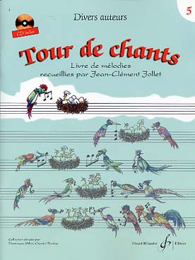 Illustration de Tour de chants, livre de mélodies - Vol. 5 : cycle 2, 1re année