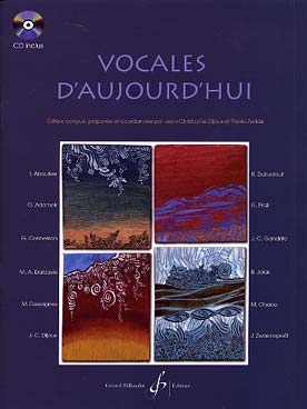Illustration de VOCALES D'AUJOURD'HUI : parcours de la musique contemporaine dans toutes les langues avec Aboulker, Adamek, Dalbavie, Connesson, Finzi, Jolas, Ohana...