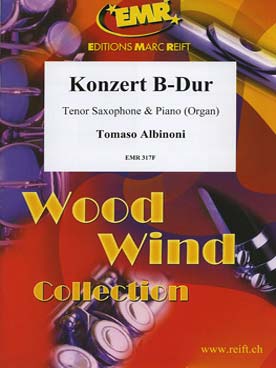 Illustration de Konzert en si b M pour saxophone ténor et piano ou orgue