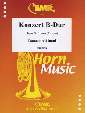 Illustration albinoni konzert en si b maj