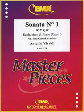 Illustration de Sonata N° 1 en si b M pour euphonium et piano ou orgue (tr. Mortimer)