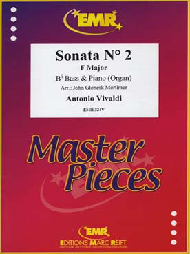 Illustration de Sonate N° 2 en fa M pour basse si bémol et piano ou orgue (tr. Mortimer)