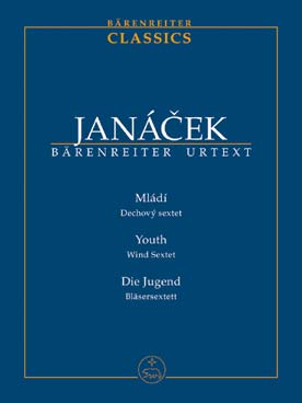 Illustration de Mládi (Die Jugend) pour clarinette, flûte, hautbois, clarinette basse, cor et basson