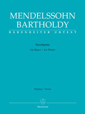 Illustration de Nocturno pour clarinette, flûte, hautbois, cor, trompette et basson (conducteur)