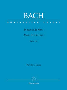 Illustration de Messe BWV 232 en si m pour solistes, chœur, réd. piano (allemand/anglais)