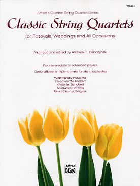 Illustration de CLASSIC STRING QUARTETS pour concert, mariage et toutes autres occasions violon 2