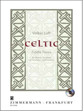 Illustration de CELTIC FIDDLE TUNES : 15 arr. solfège et tablature de V. Luft, avec CD d'écoute