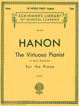 Illustration de Le Pianiste virtuose, 60 exercices - éd. Schirmer (texte en anglais)