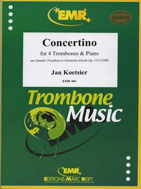 Illustration de Concertino pour 4 trombones et piano
