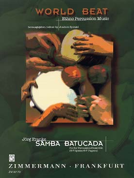 Illustration de Samba batucada pour 7 percussionnistes