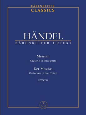 Illustration de Le Messie HWV 56 pour soli, chœur et orchestre, réd. piano