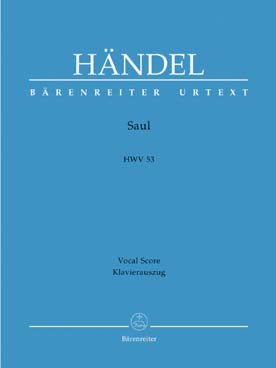 Illustration de Saul HWV 53, réd. chant/piano (anglais/ allemand)