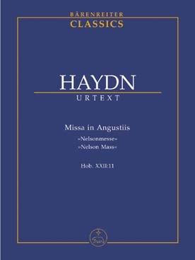 Illustration de Missa in angustiis Hob XXII:11 (messe Nelson) pour soli SATB, chœur SATB et orchestre